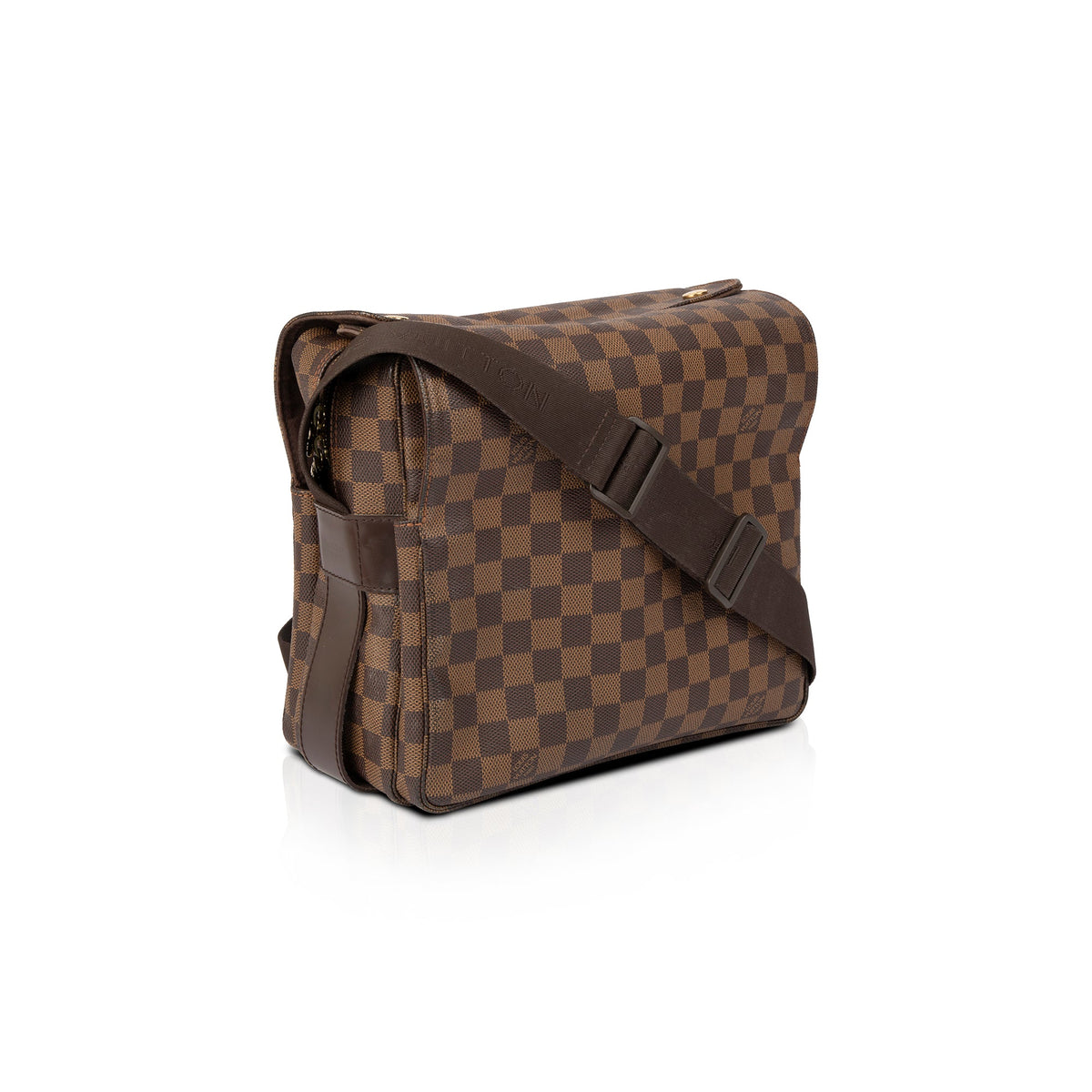 Louis Vuitton Damier Ebene Naviglio Messenger Bag - Brown