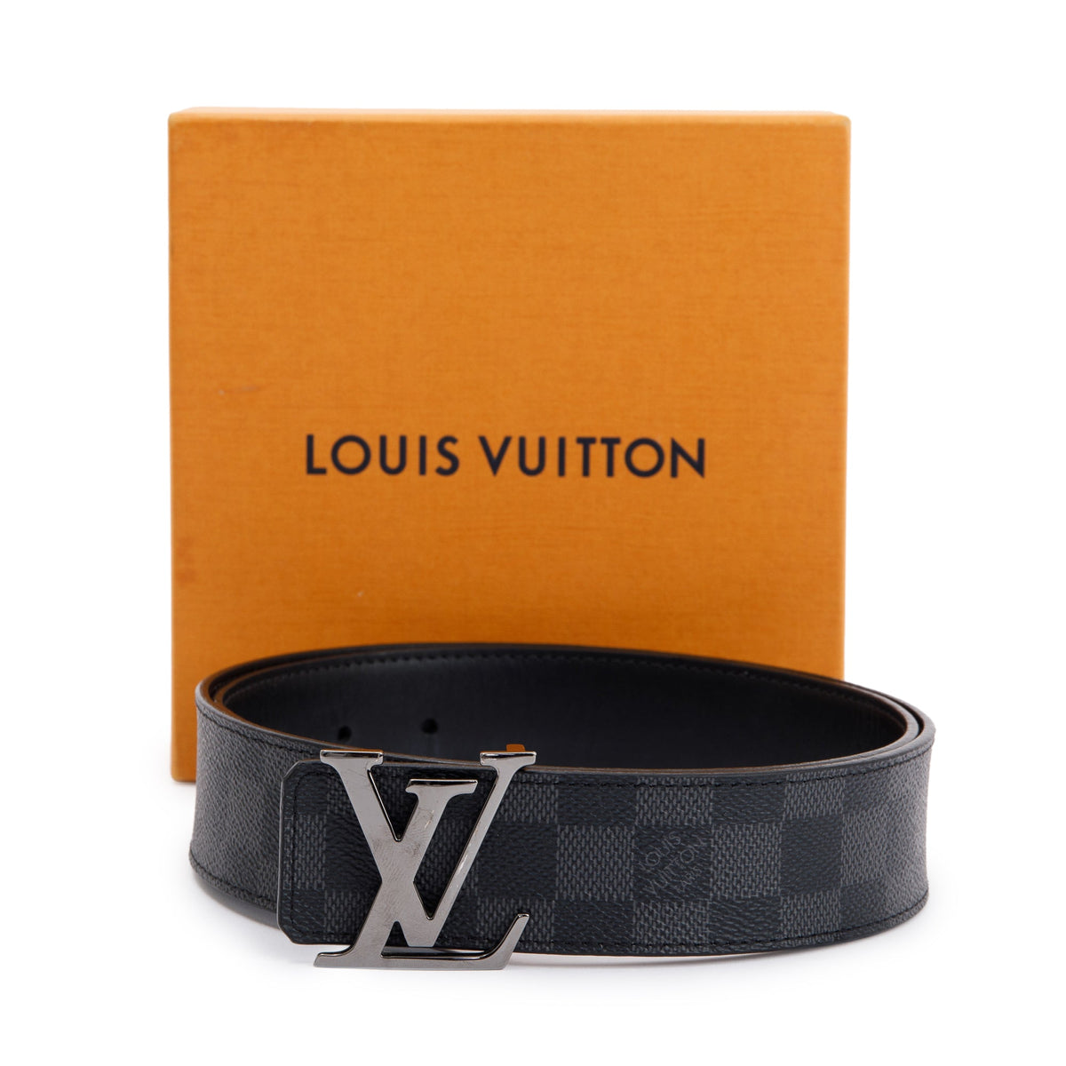 Louis Vuitton LV Initiales 40mm Reversible Belt, White, 95