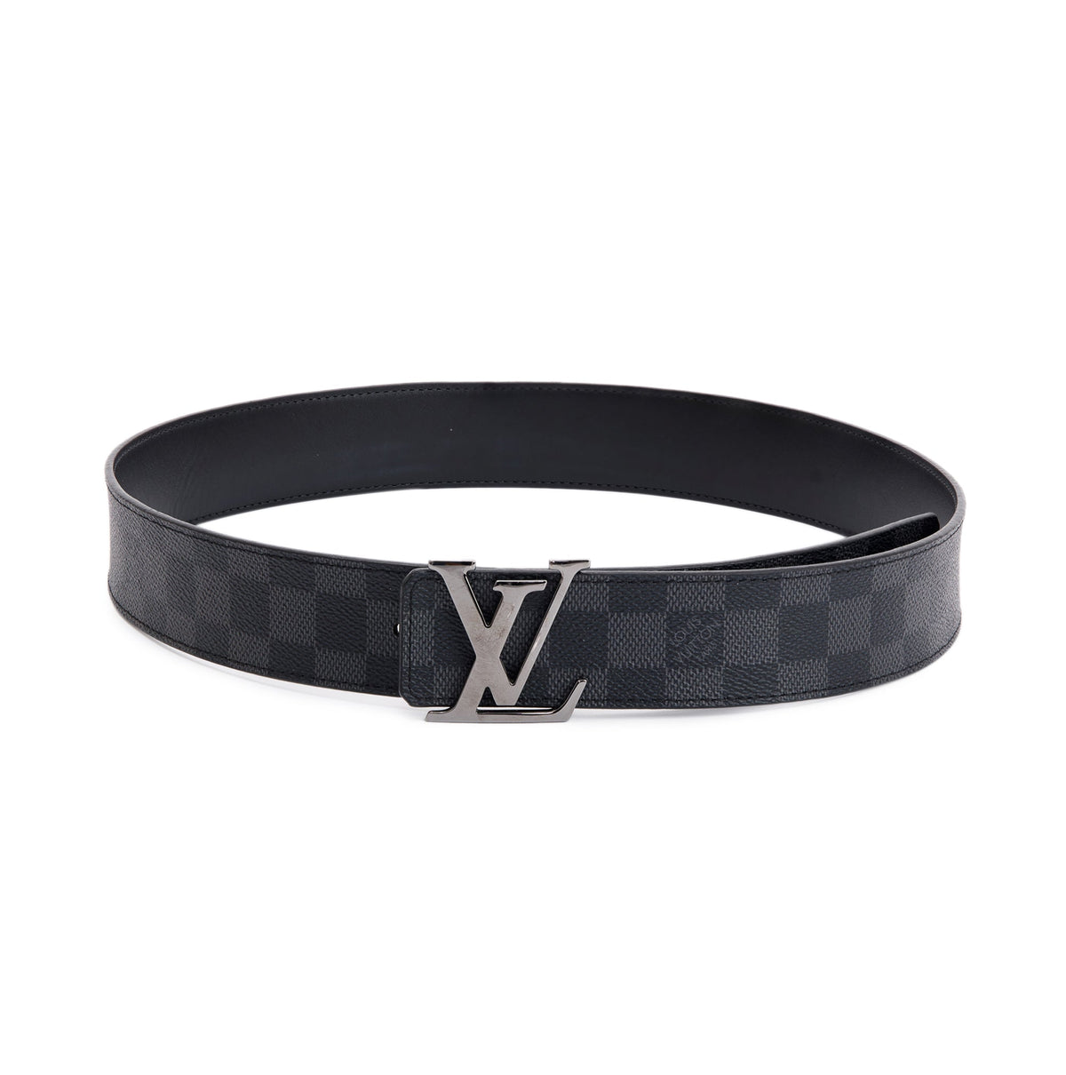 Louis Vuitton LV Initiales 40mm Reversible Belt, White, 95