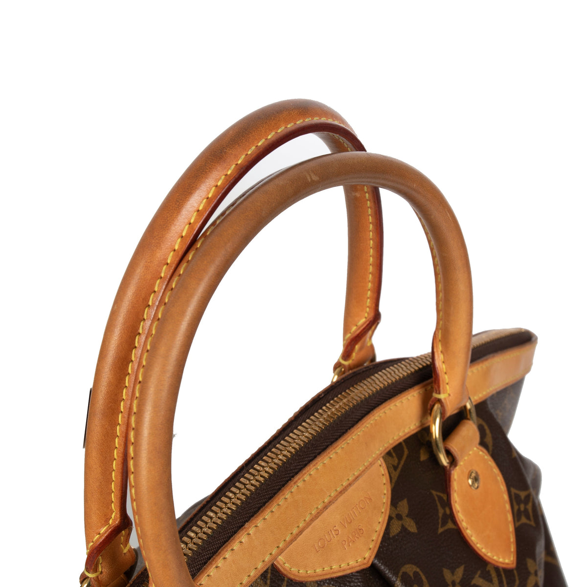 Louis Vuitton Monogram Tivoli PM Hand Bag - Brown - Authentic