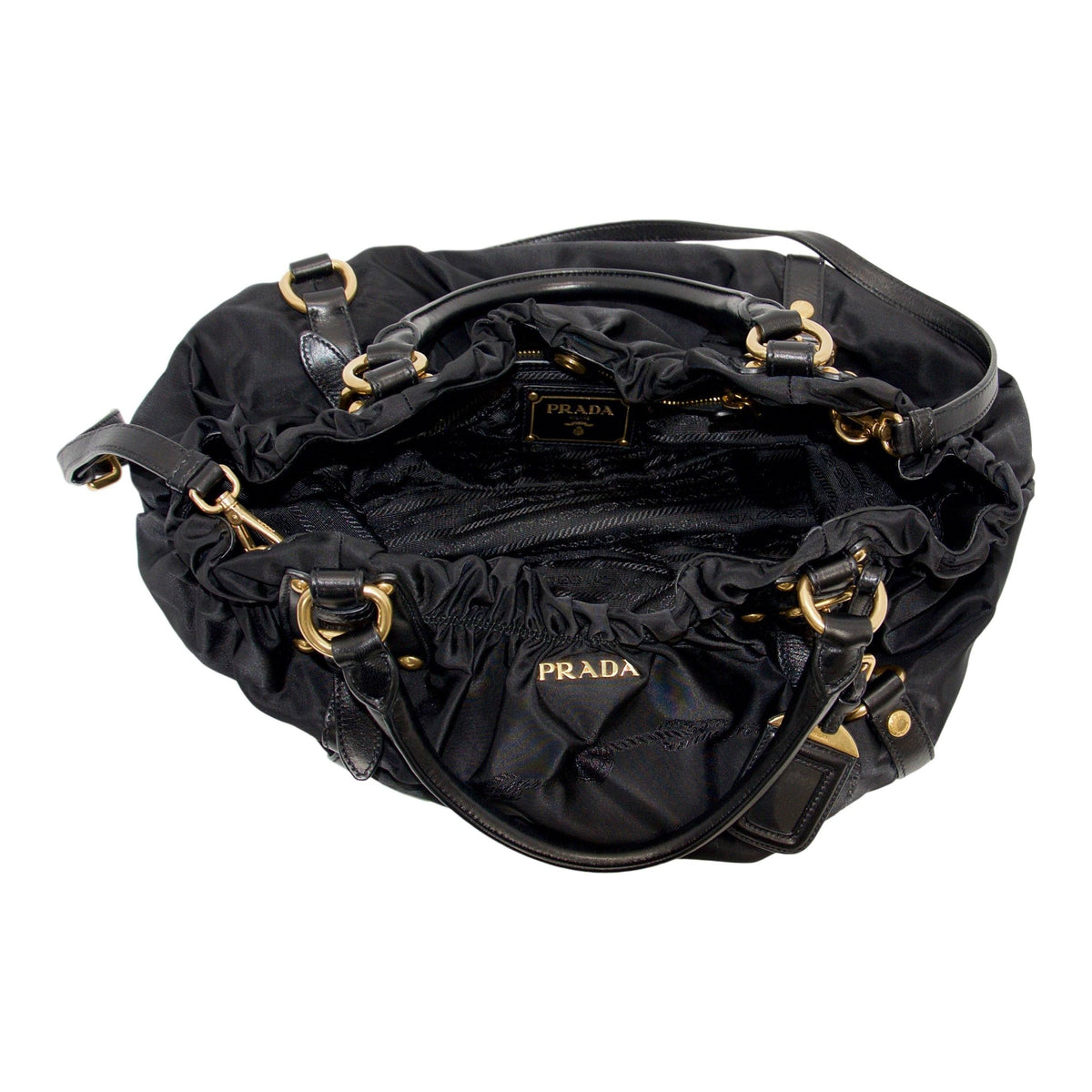 Prada Jacquard Two-way Bag in Very Good Condition 